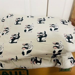 Grey 100% Cotton Flannel Sheet Set Size Full